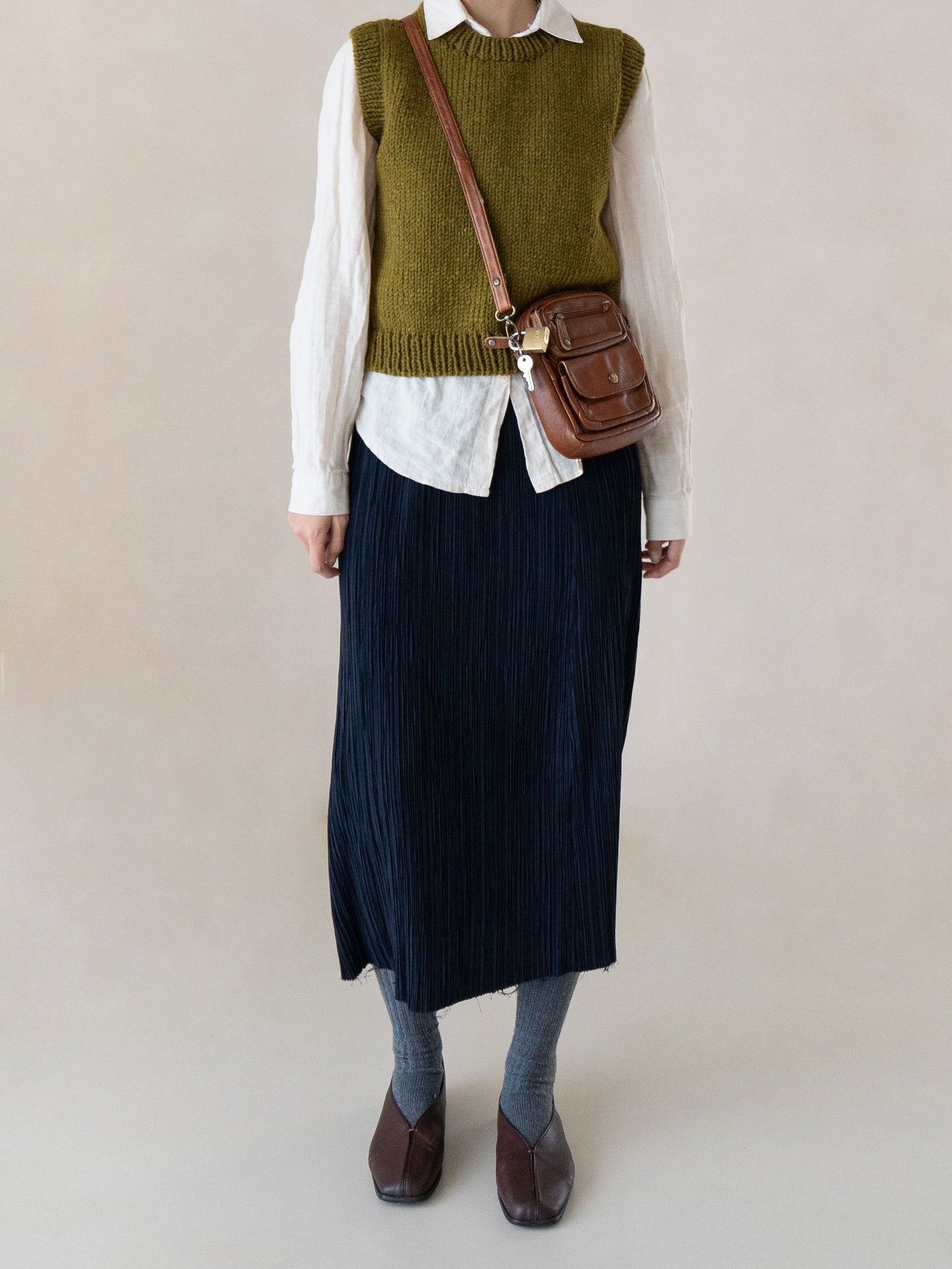 [PDF] New Teddywool Top-down Round-neck Vest (ENGLISH)