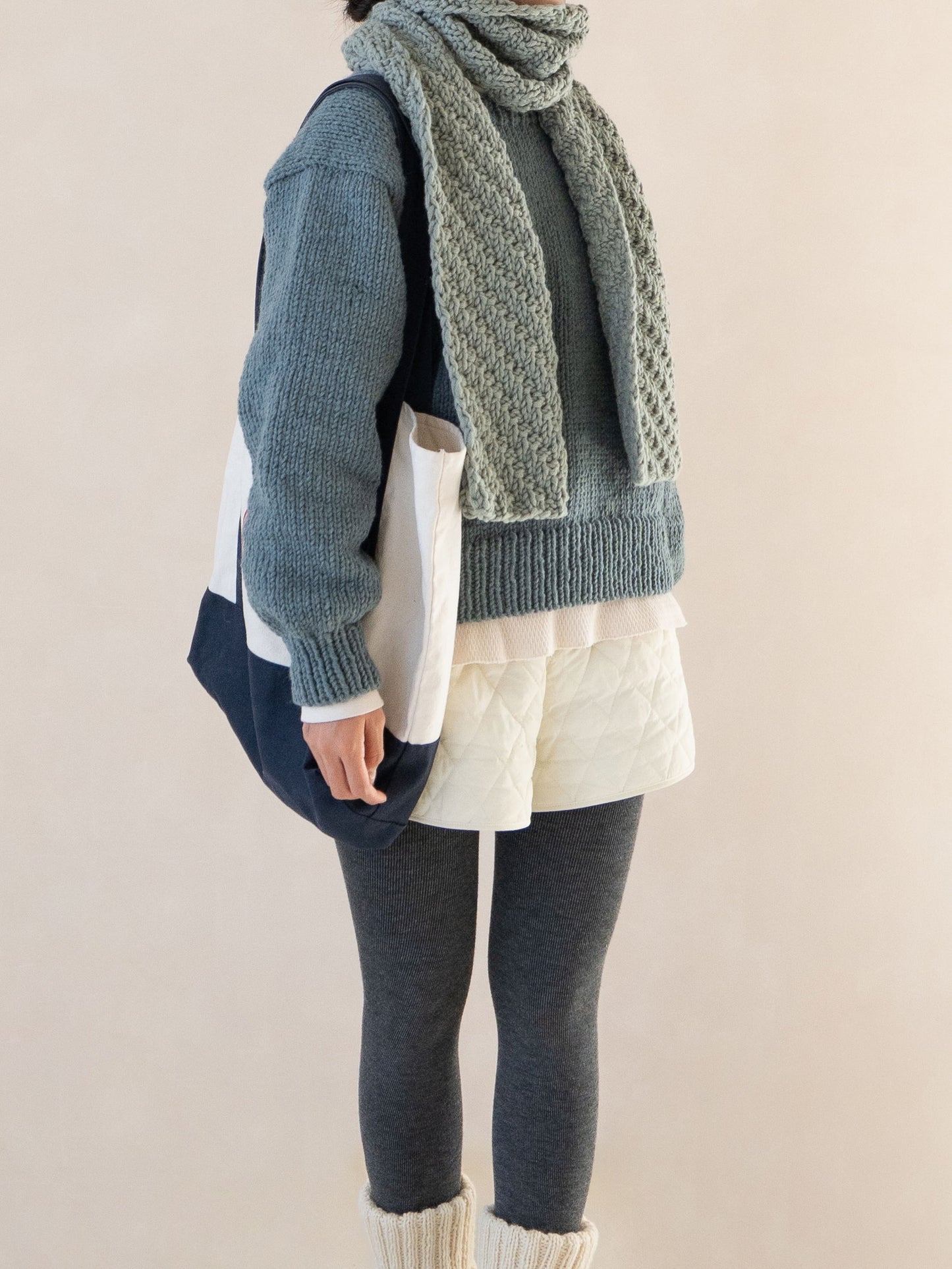 [PDF] Teddy Wool 30 Herringbone Scarf (ENGLISH)