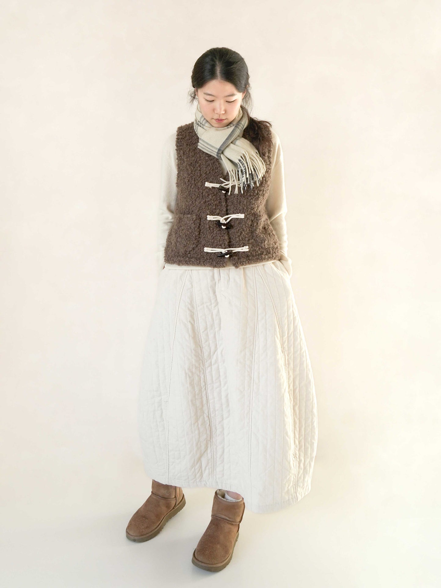 [PDF] Highland Alpaca Boucle Duffle Vest (ENGLISH)