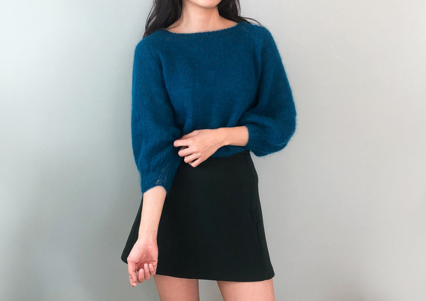 [PDF] Satin Alpaca Mohair Balloon Top-down (ENGLISH)