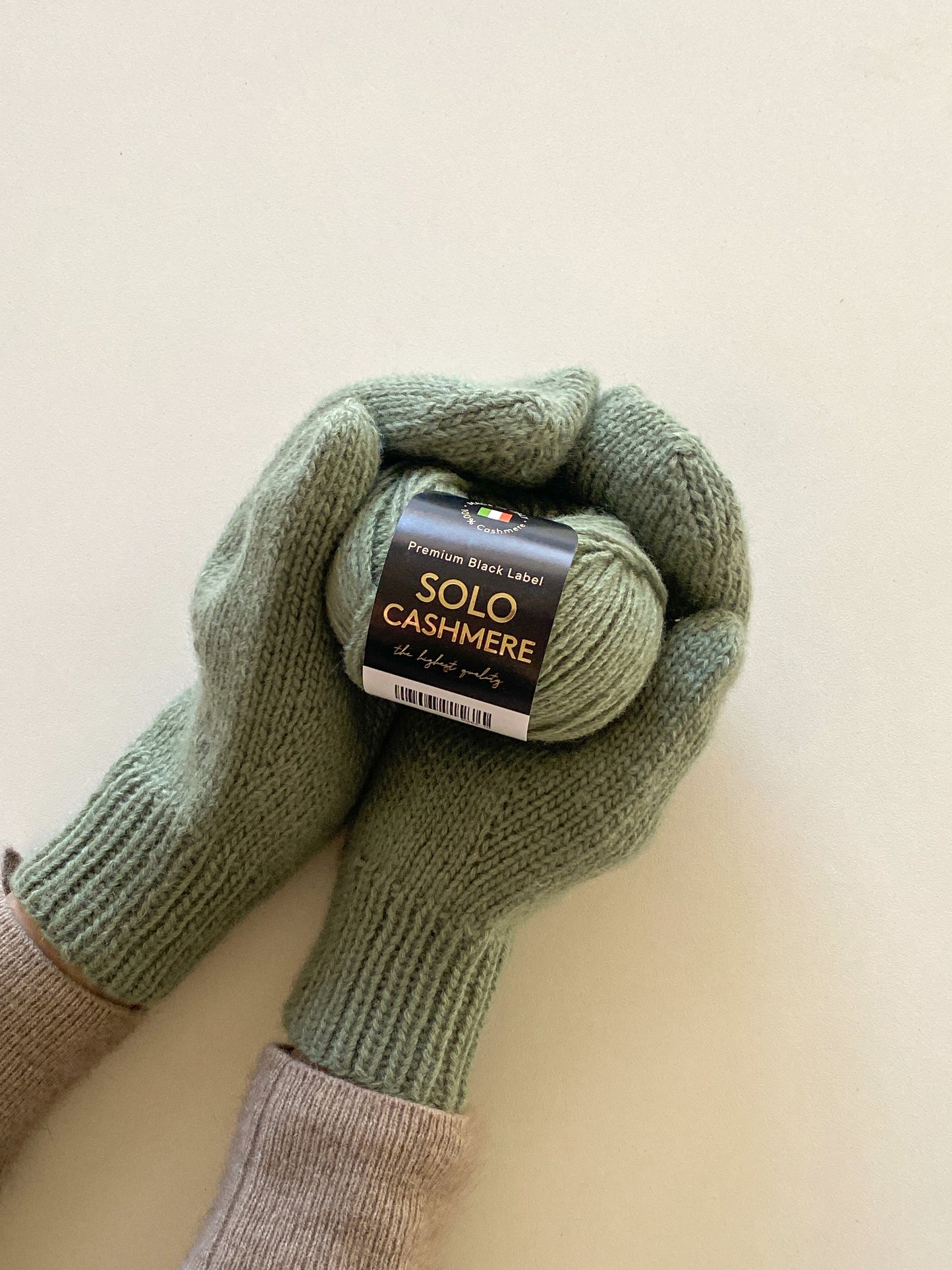 [PDF 도안] 솔로 캐시미어 손모아 장갑 (KOREAN)