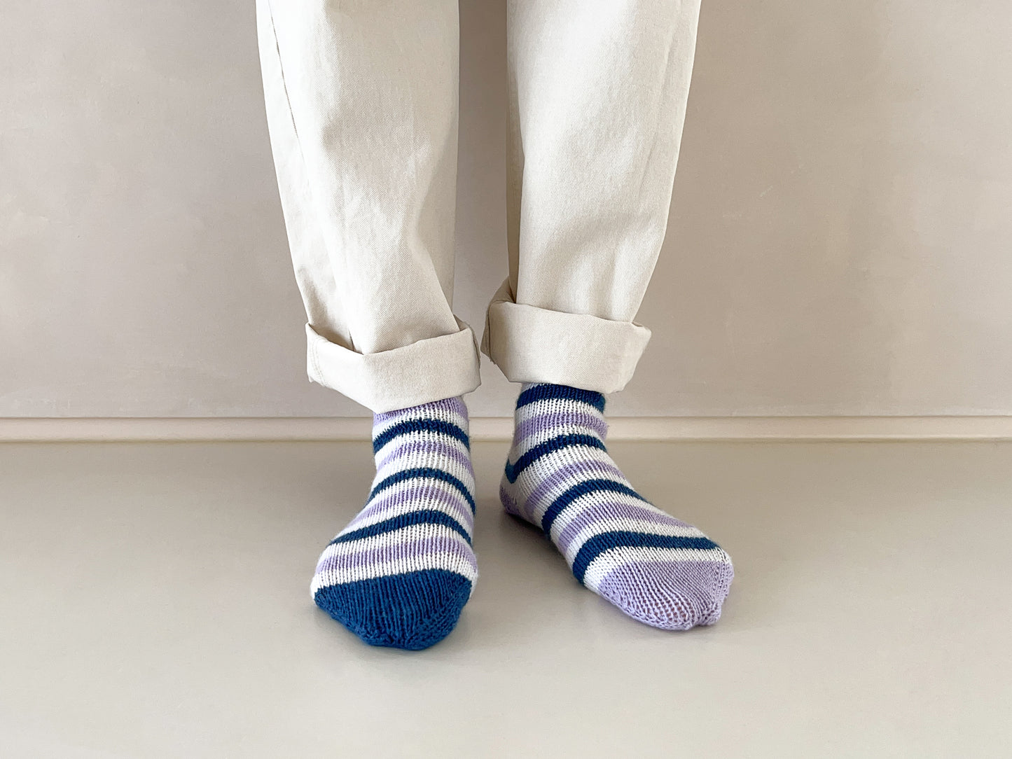 [PDF] Satin Merino Wool Striped Socks (ENGLISH)