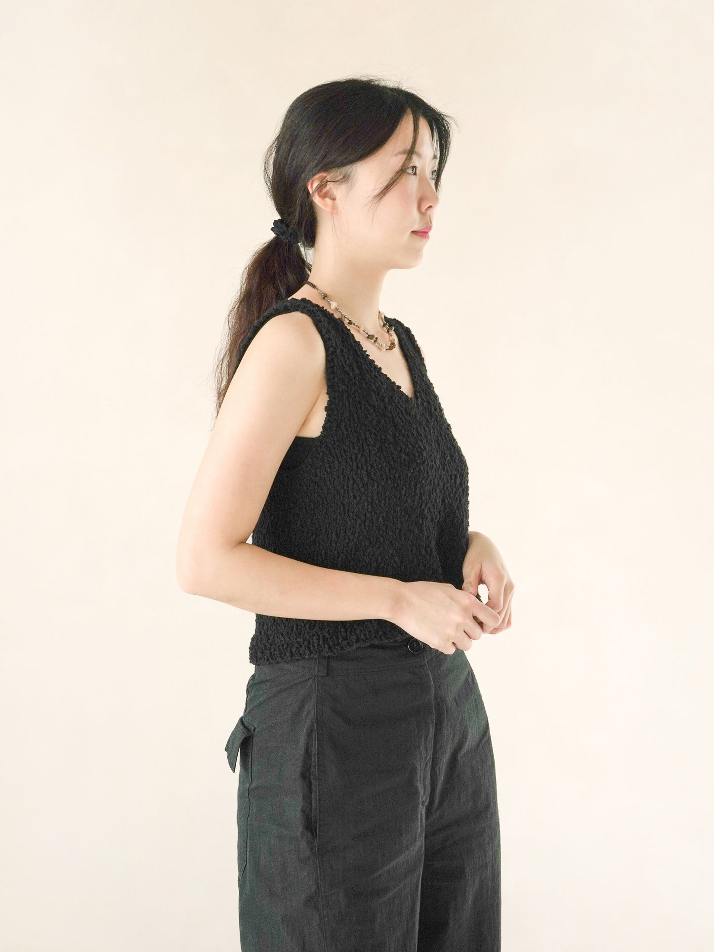 [PDF] Cotton Slub Summer V-neck Sleeveless (ENGLISH)