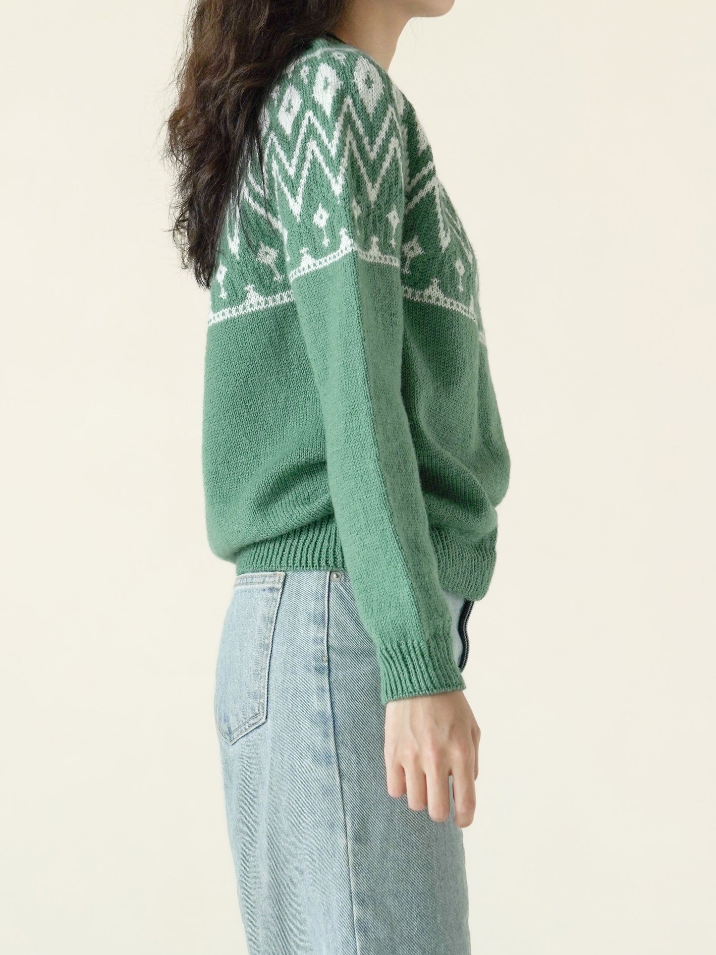 [PDF] Merino Blend Colorwork Top-down Sweater (ENGLISH)