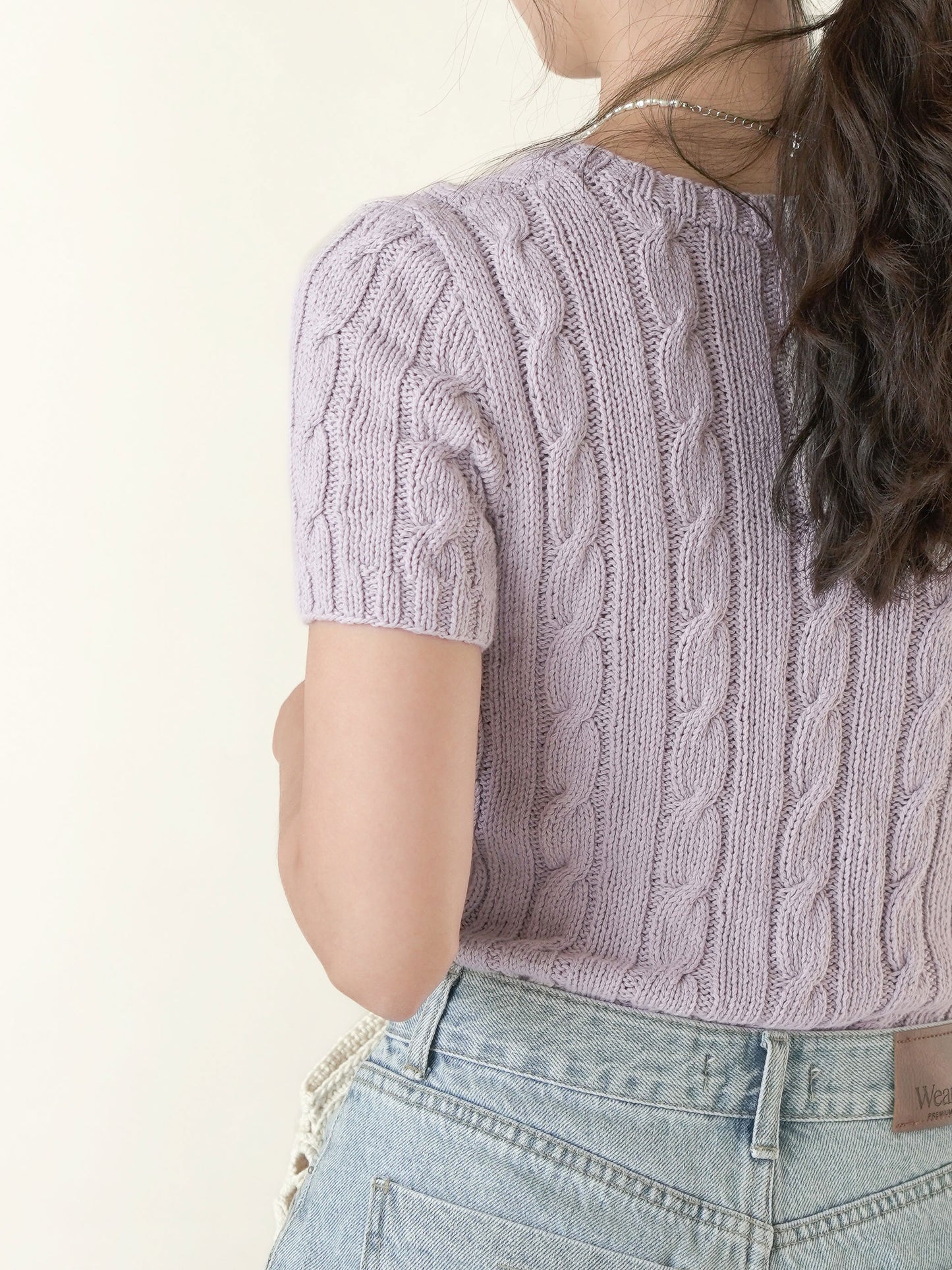 [PDF] Vegetable Cable Short-Sleeve Bottom-up Sweater (ENGLISH)