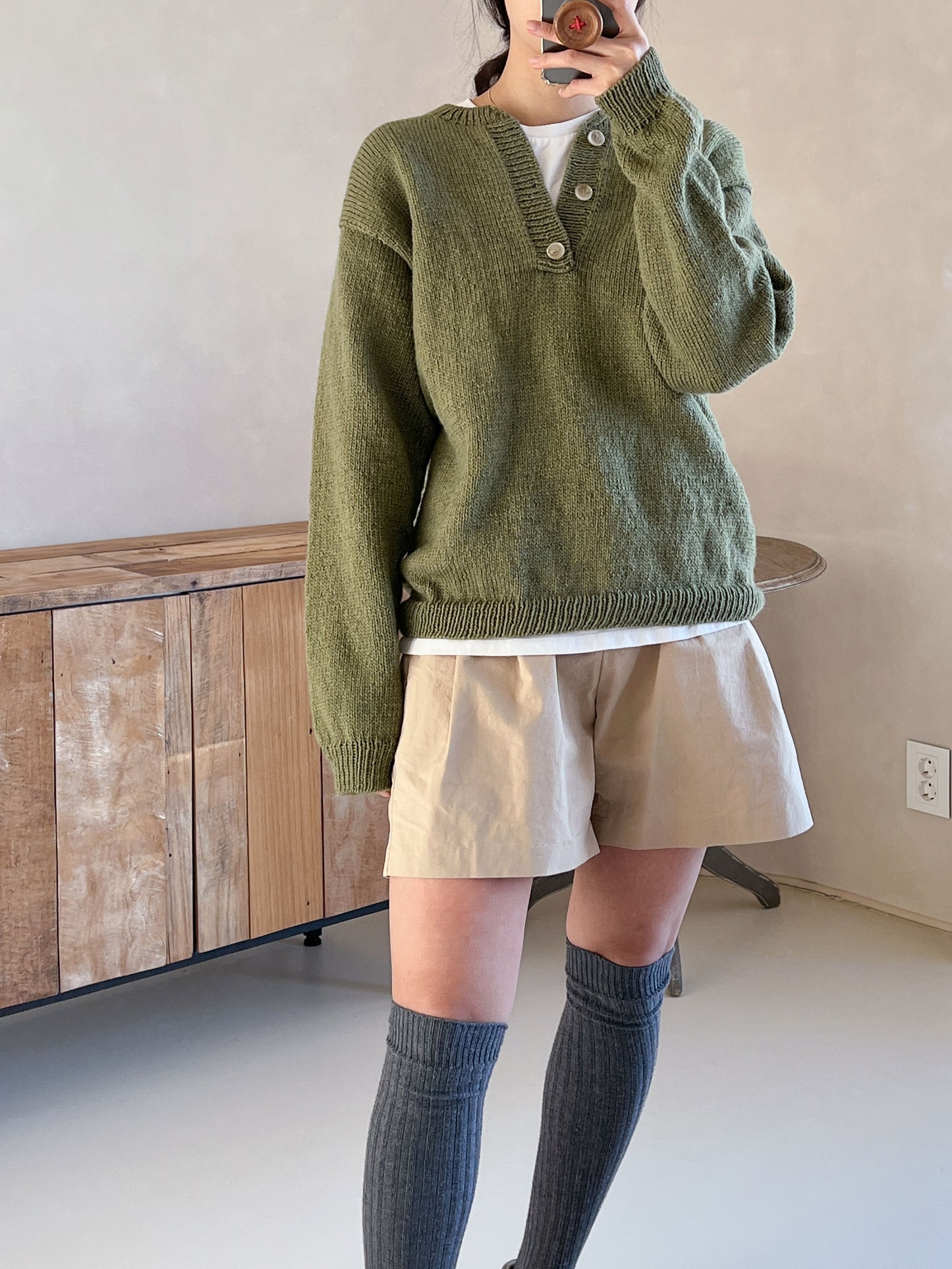 [PDF] Majestic Henley Neck Top-down Sweater (ENGLISH)