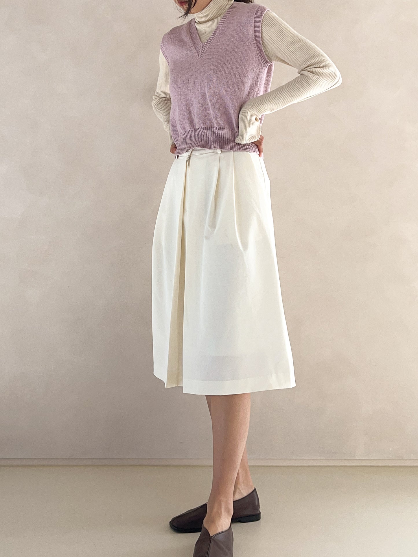 [PDF] Airy Cotton Basic V-neck Vest (ENGLISH)