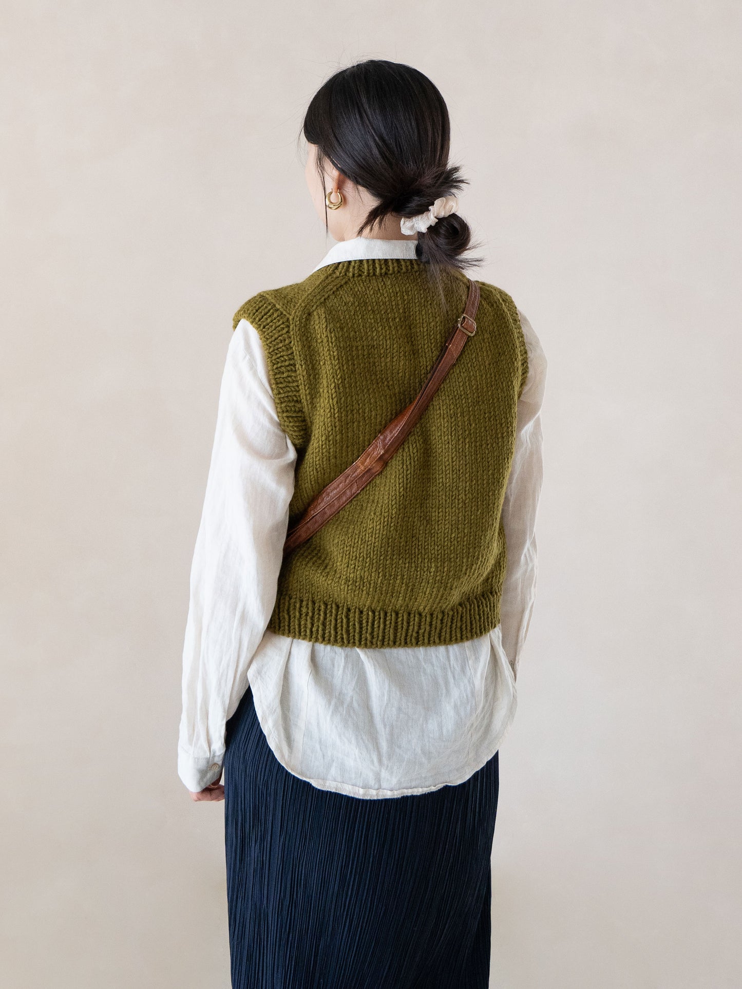 [PDF] New Teddywool Top-down Round-neck Vest (ENGLISH)