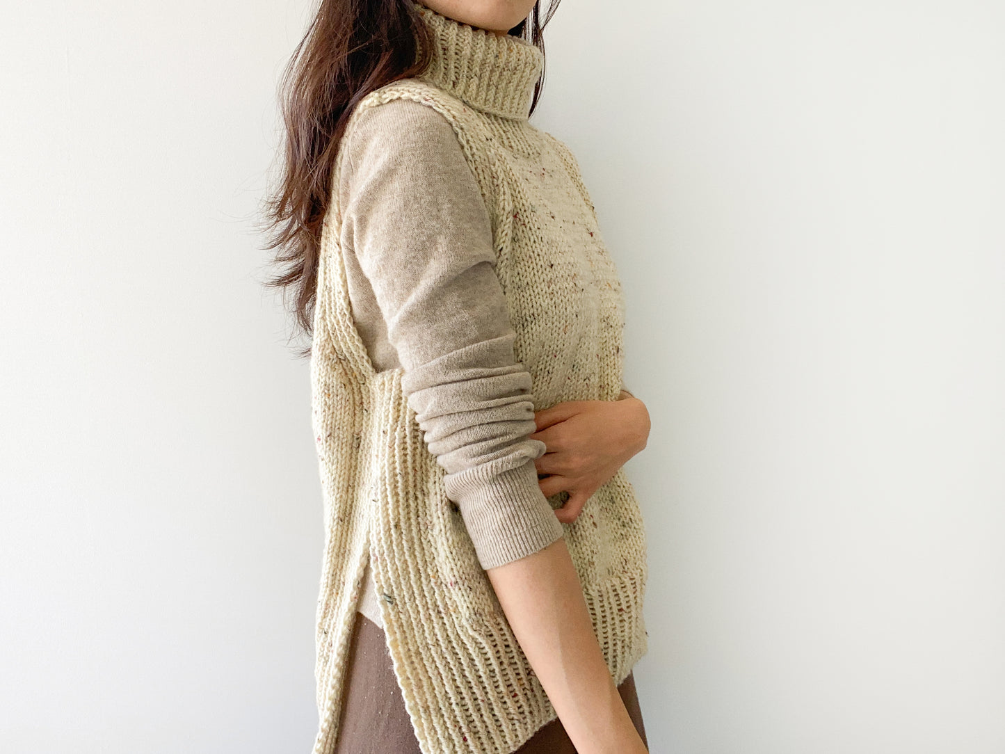 [PDF] Fashion Aran Turtleneck Slipover (ENGLISH)