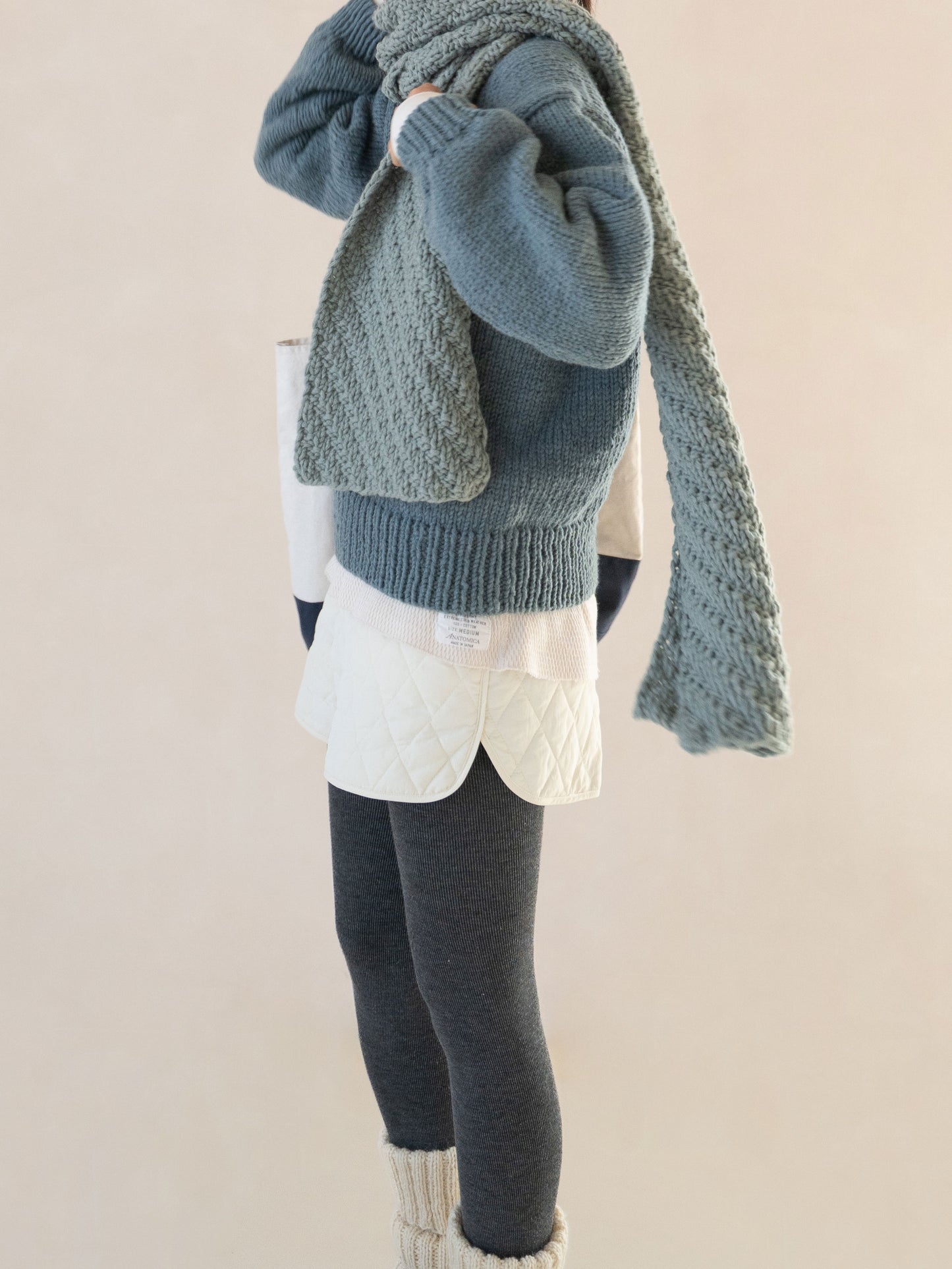 [PDF] Teddy Wool 30 Herringbone Scarf (ENGLISH)