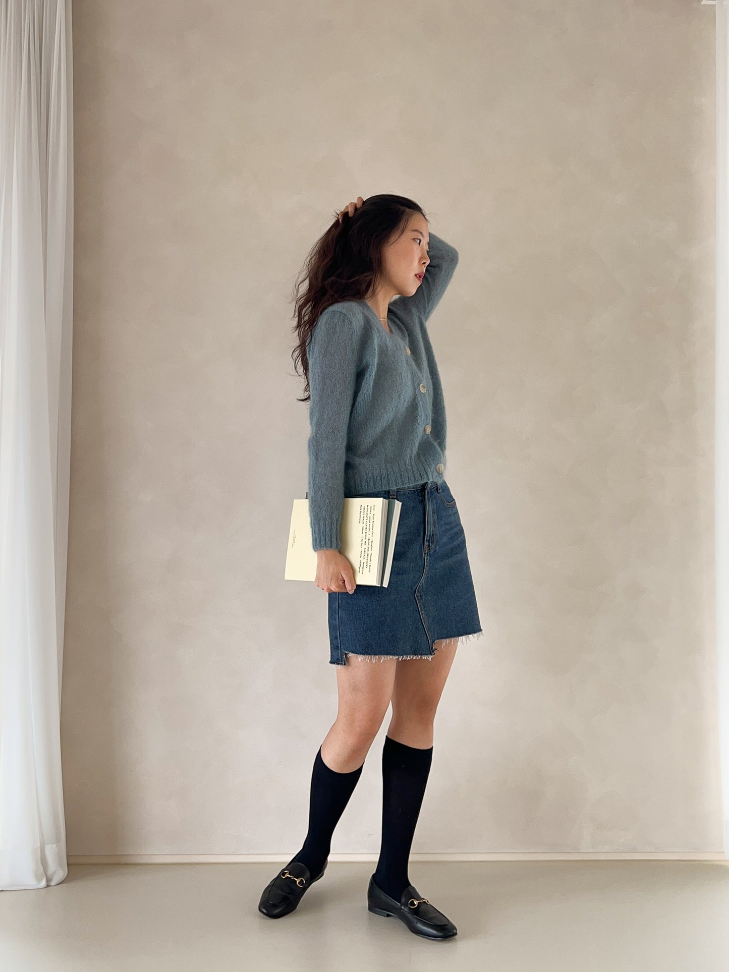 [PDF] Mulberry Silk Mohair Fog Cardigan (ENGLISH)