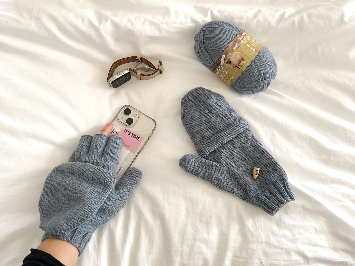 [PDF] Merino Blend Beanie Gloves (ENGLISH)