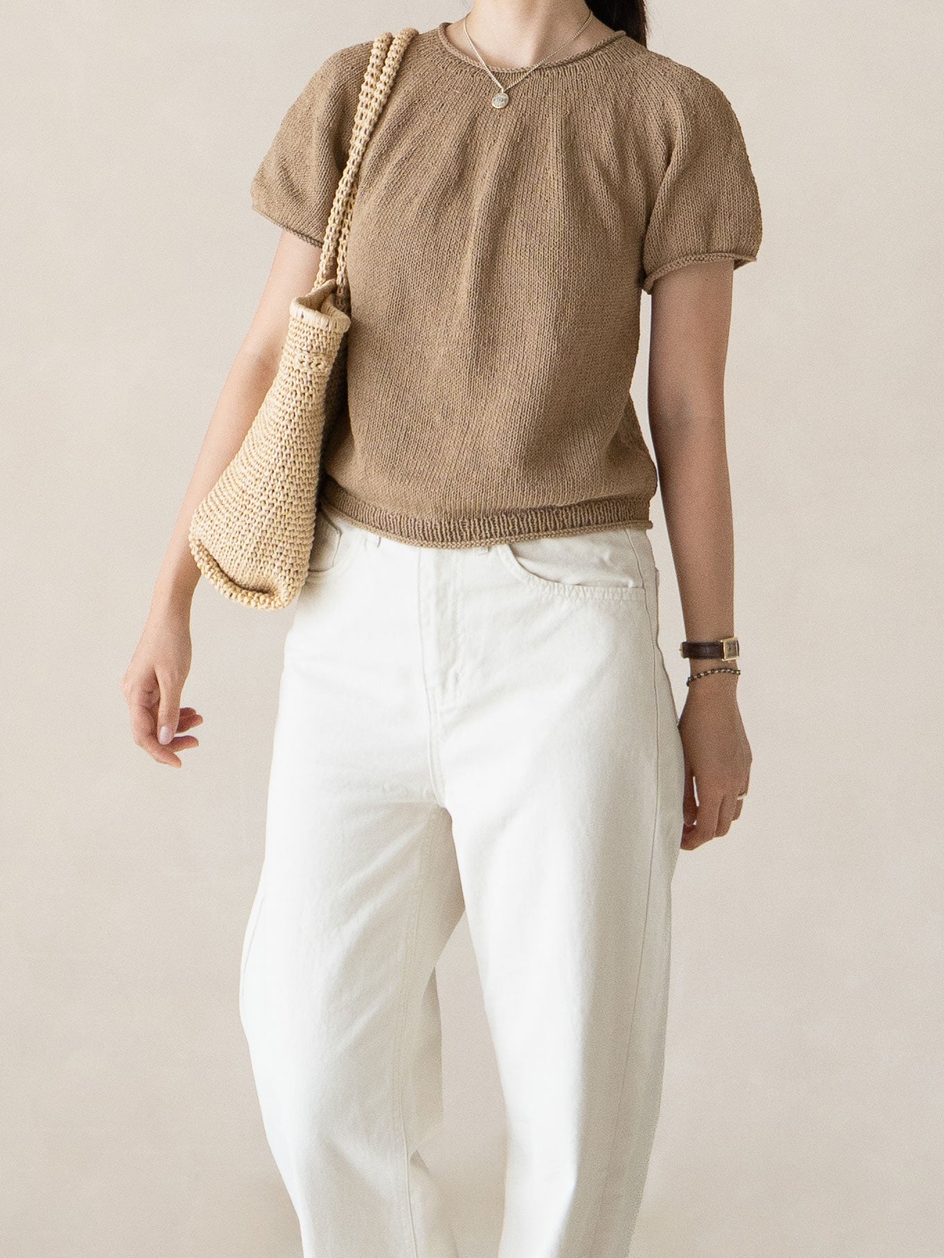 [PDF] Arclinen Walnut Top-Down Tee (ENGLISH)