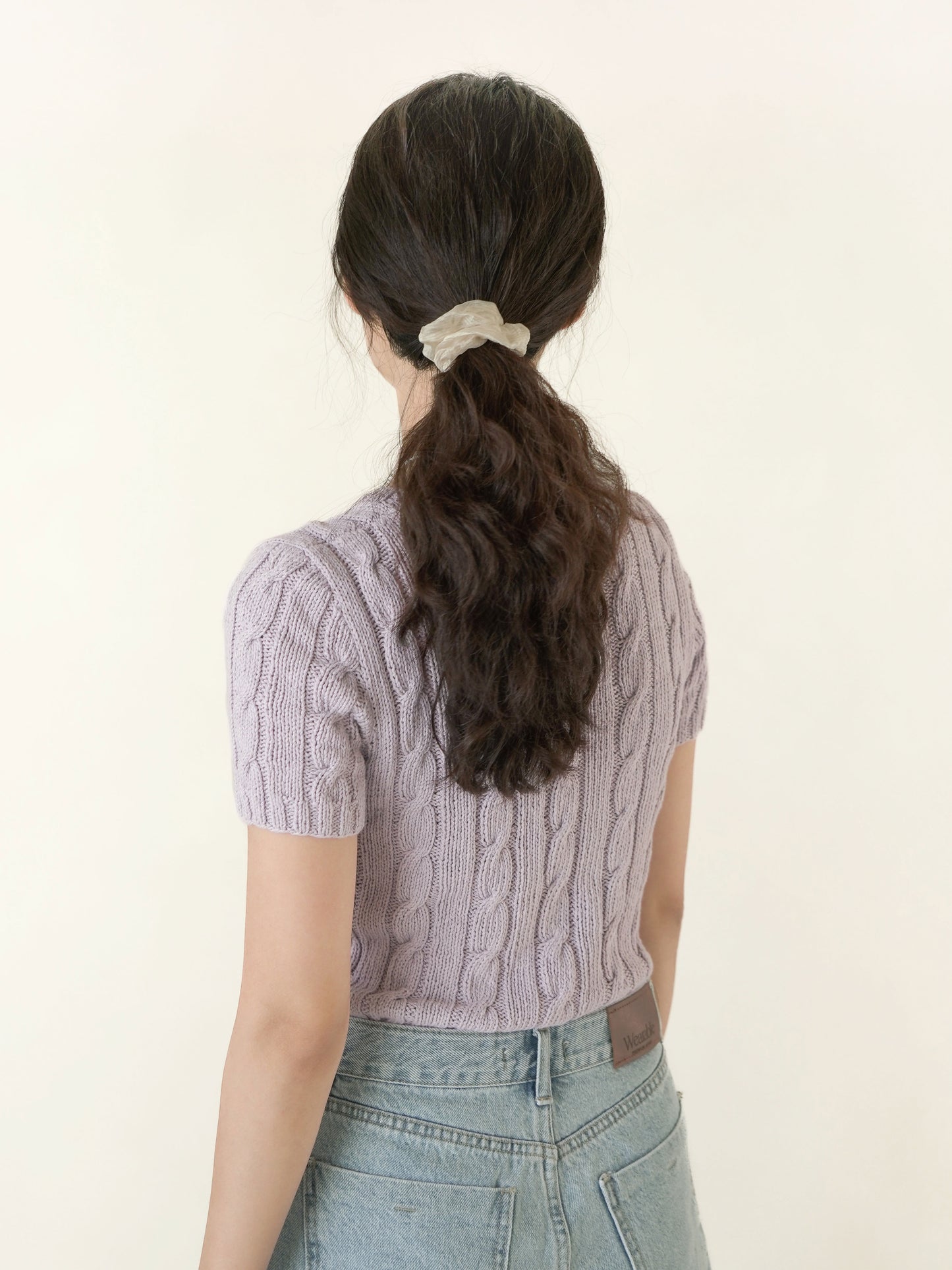 [PDF] Vegetable Cable Short-Sleeve Bottom-up Sweater (ENGLISH)