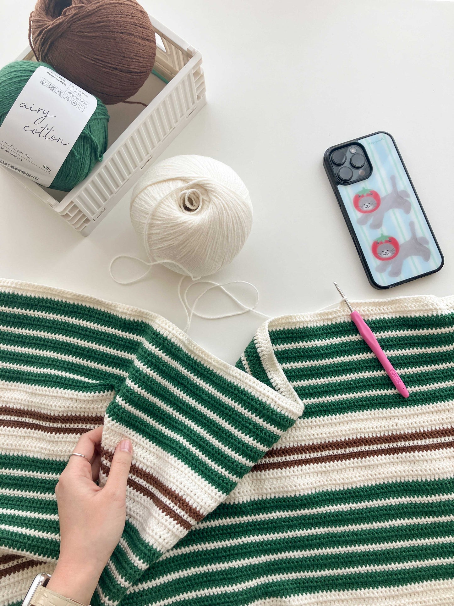 [PDF] Airy Cotton April Blanket (ENGLISH)