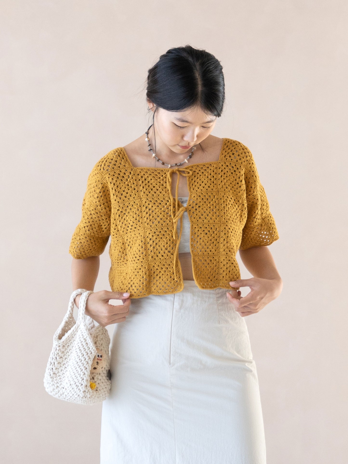 [PDF] Vegetable Crochet Motif Cardigan (ENGLISH)