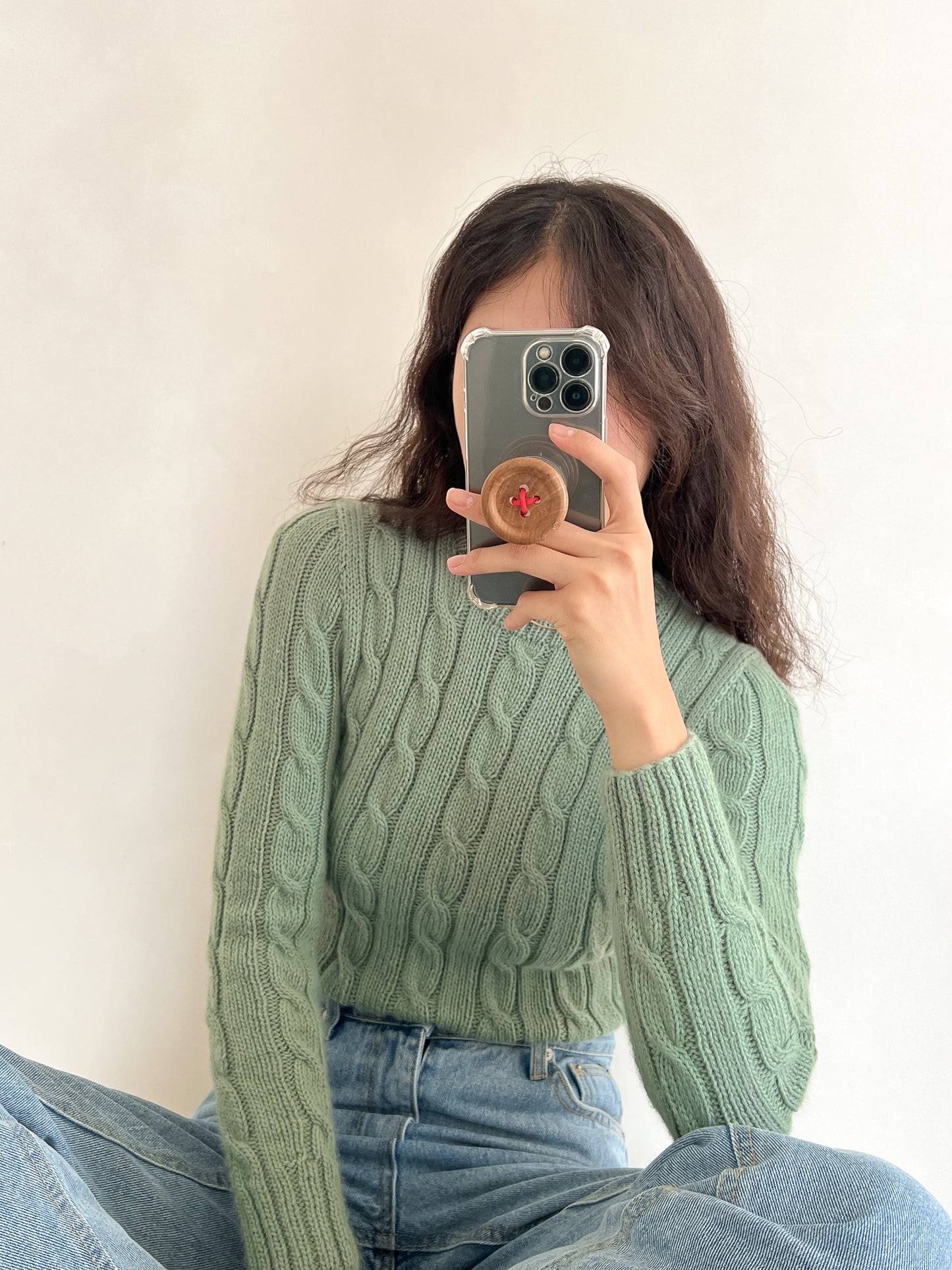 [PDF] Phil Caresse Cable Bottom-up Sweater (ENGLISH)