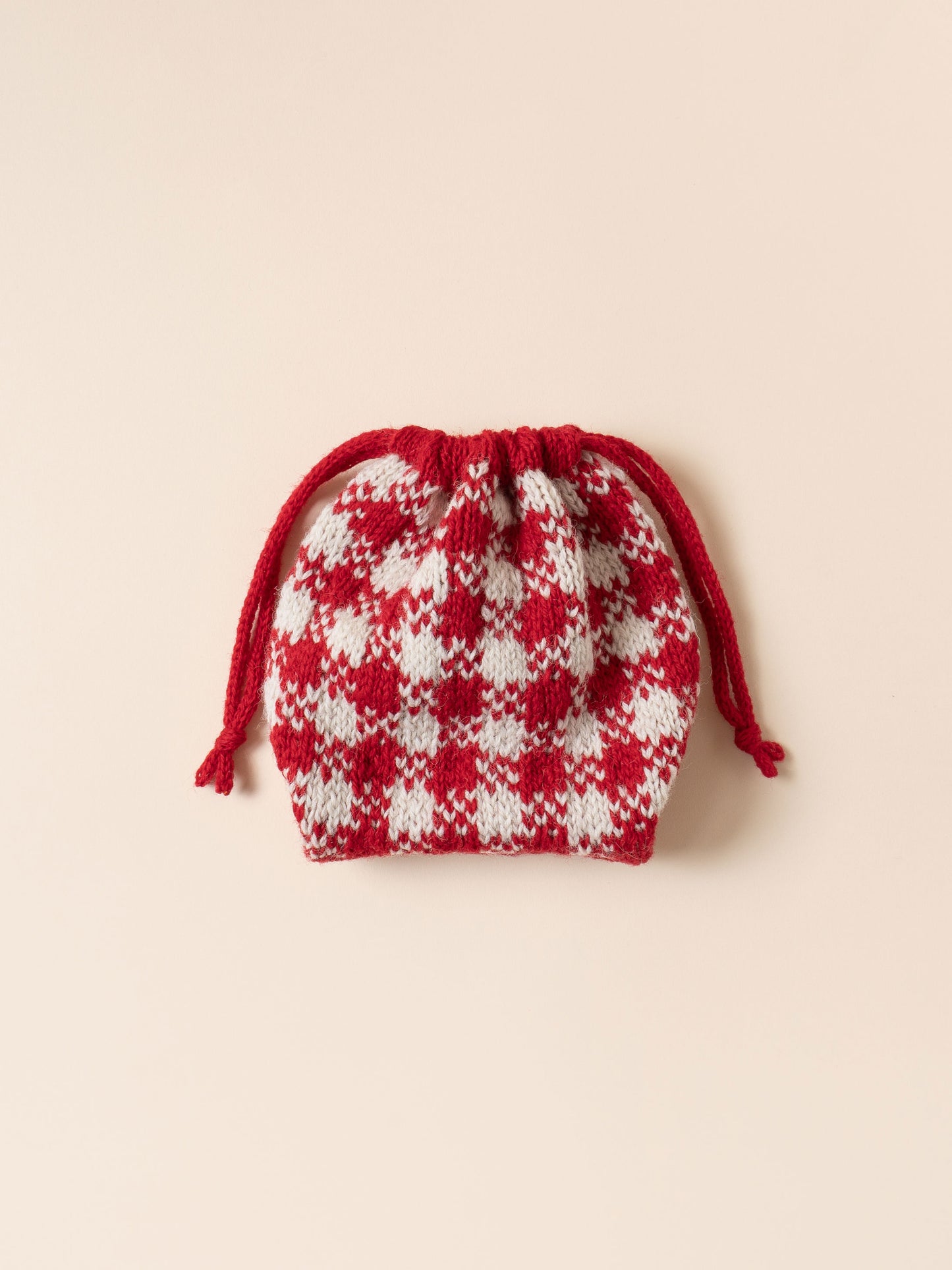 [PDF] Vintage Wool Gingham Check Drawstring Pouch (ENGLISH)