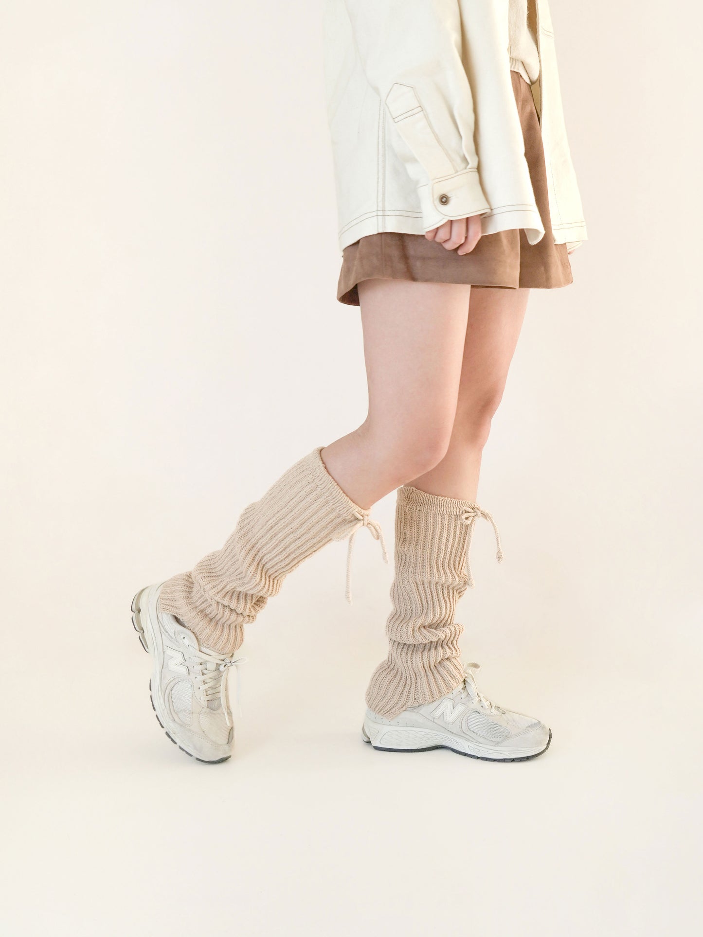 [PDF] Airy Cotton Brioche Leg Warmers (ENGLISH)