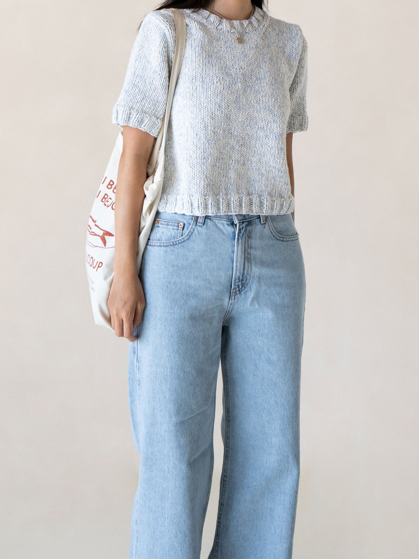 [PDF] Pebble Wool Cotton Basic Bottom-Up Sweater (ENGLISH)