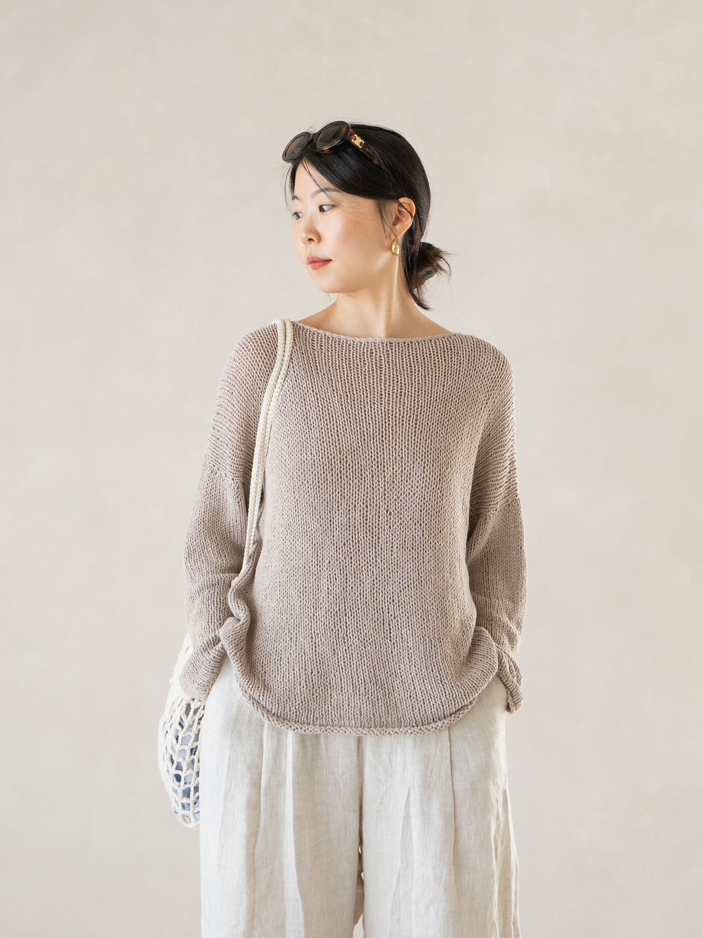 [PDF] Linendale Top-Down Gmool Sweater (ENGLISH)