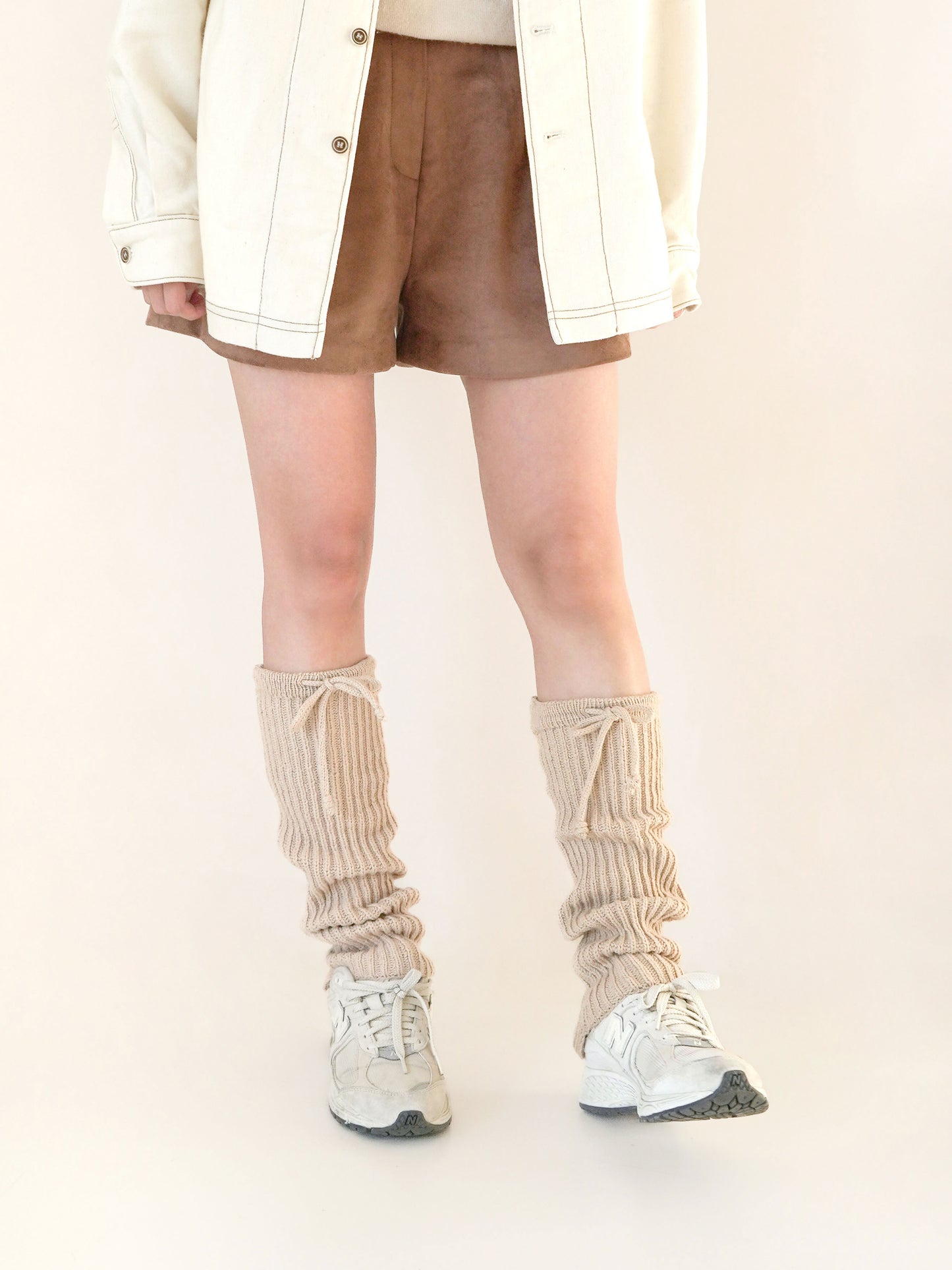 [PDF] Airy Cotton Brioche Leg Warmers (ENGLISH)