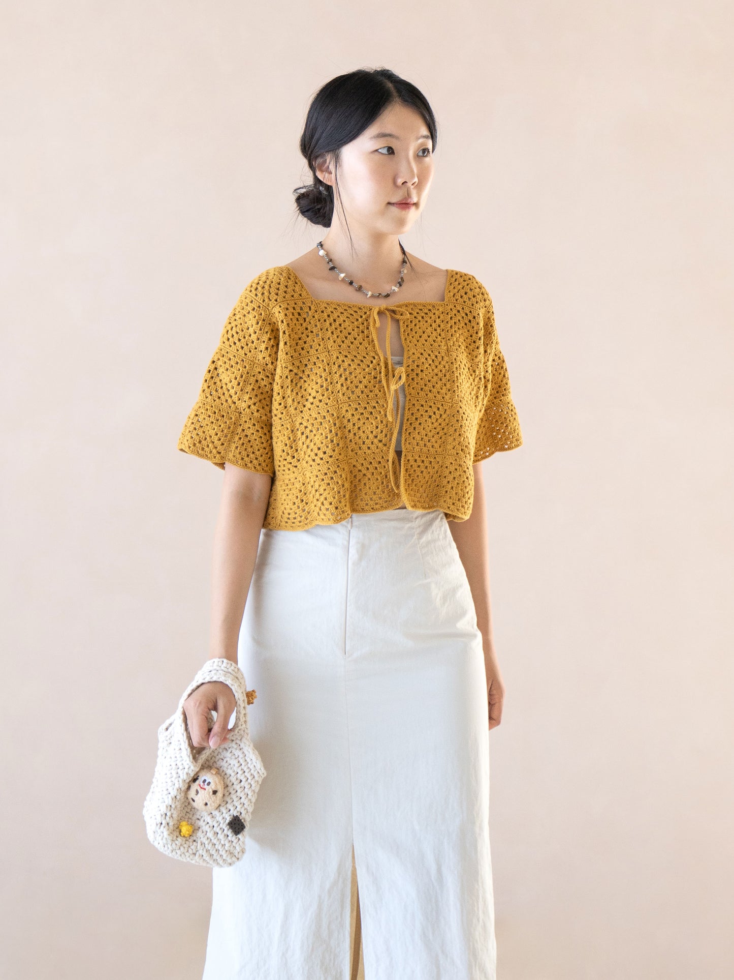 [PDF 도안] 베지터블 코바늘 모티브 가디건 (KOREAN)