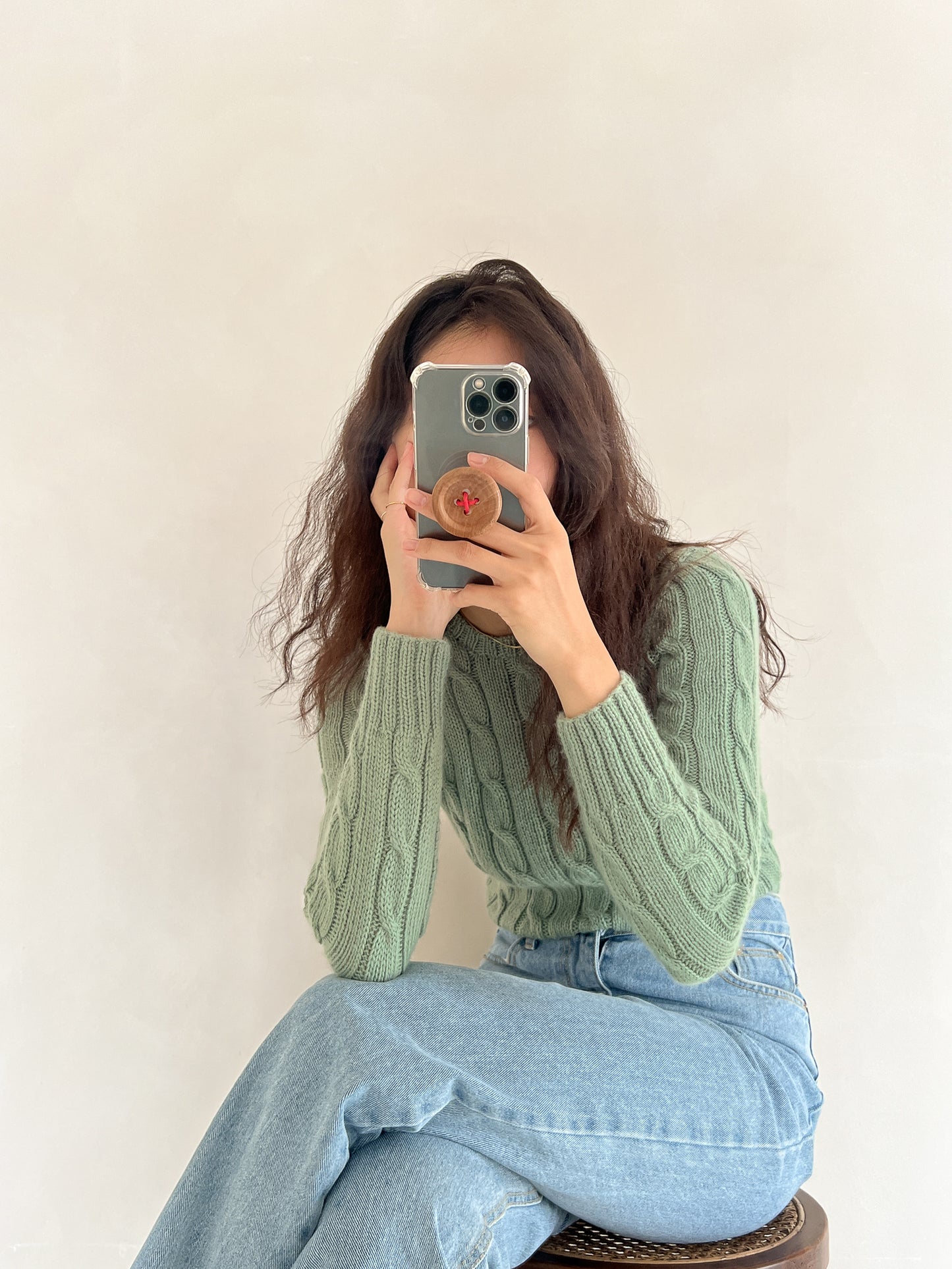 [PDF] Phil Caresse Cable Bottom-up Sweater (ENGLISH)