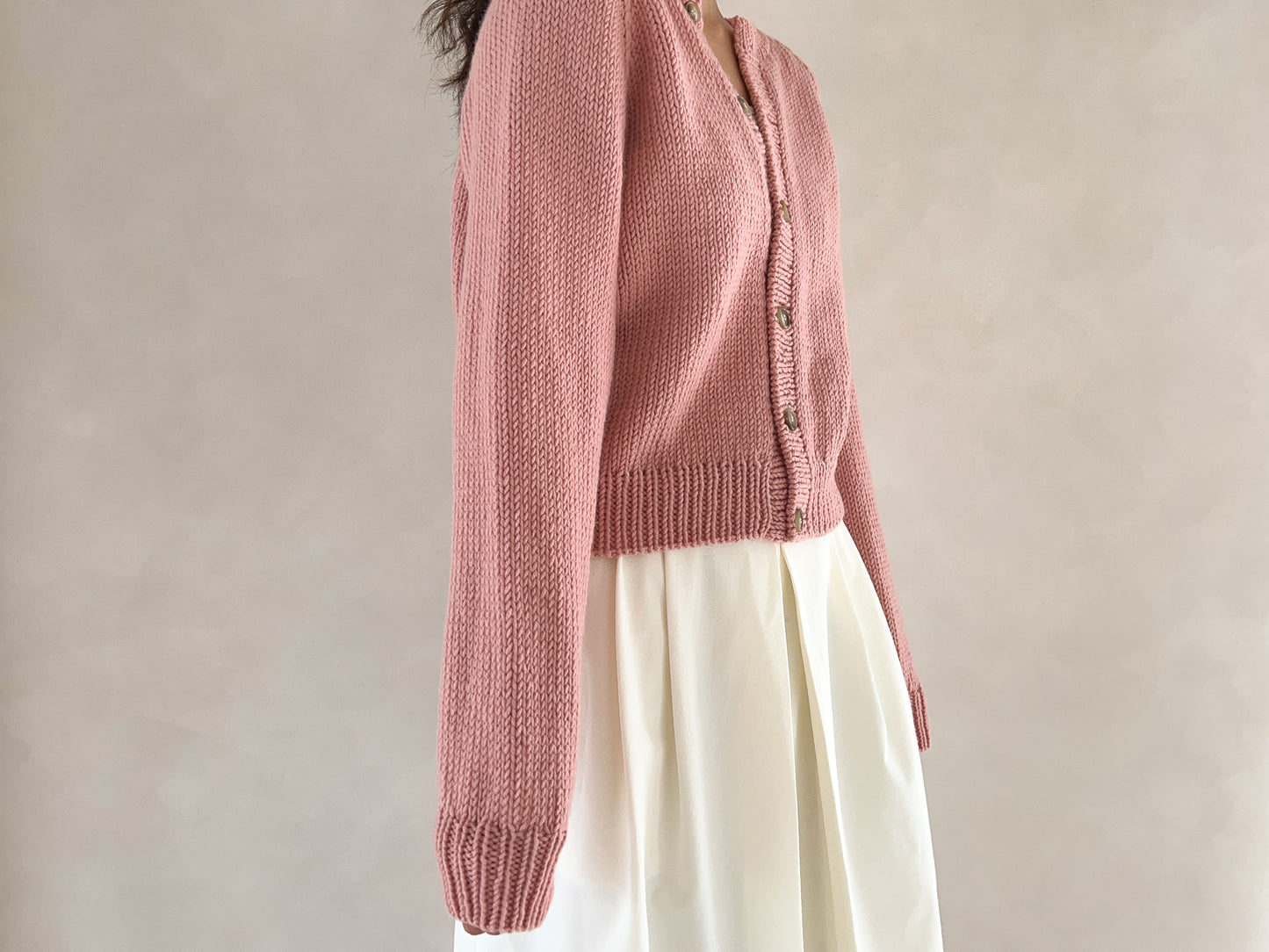 [PDF] Seven Easy Round Neck Top-down Cardigan (ENGLISH)
