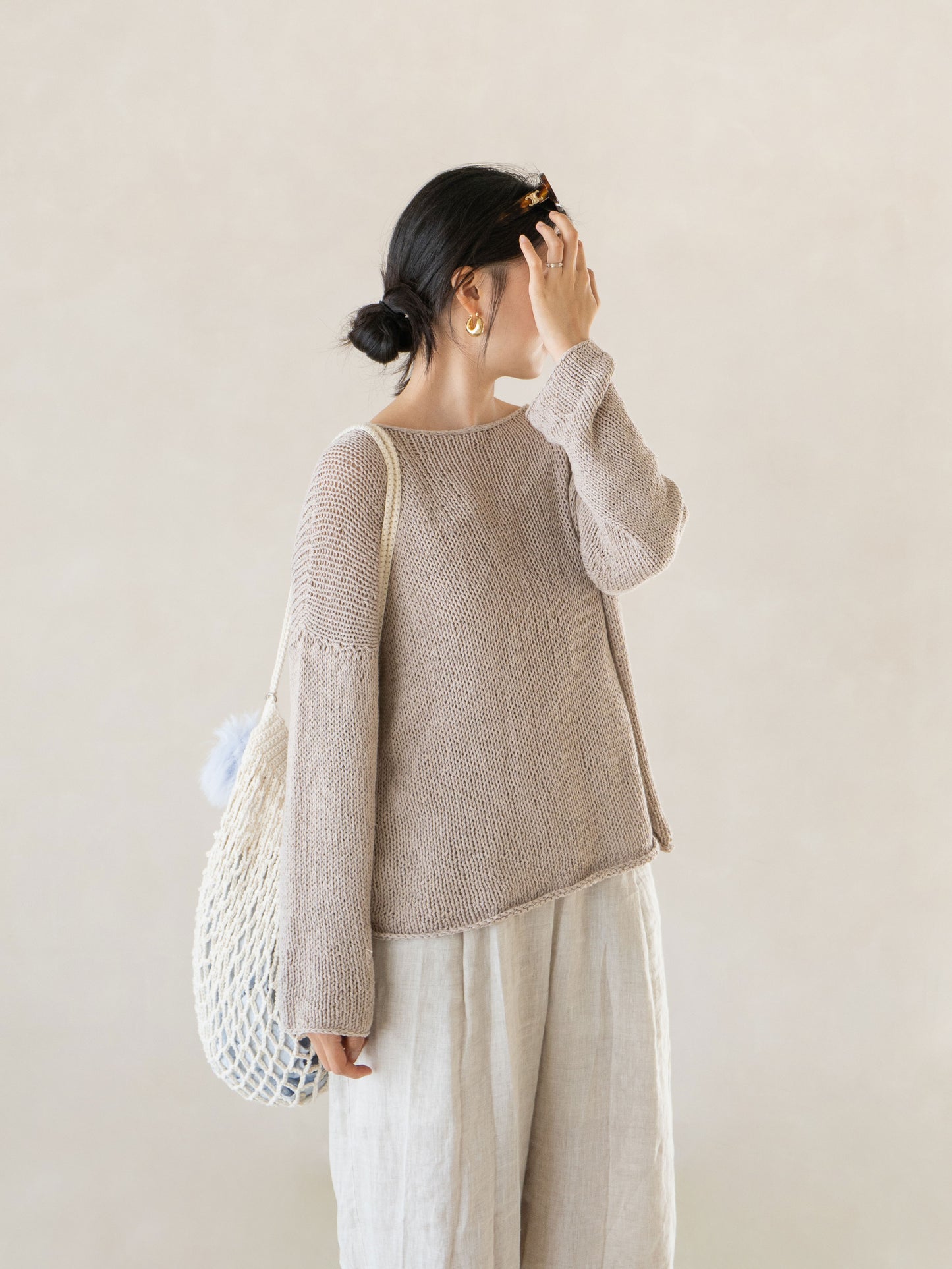 [PDF] Linendale Top-Down Gmool Sweater (ENGLISH)