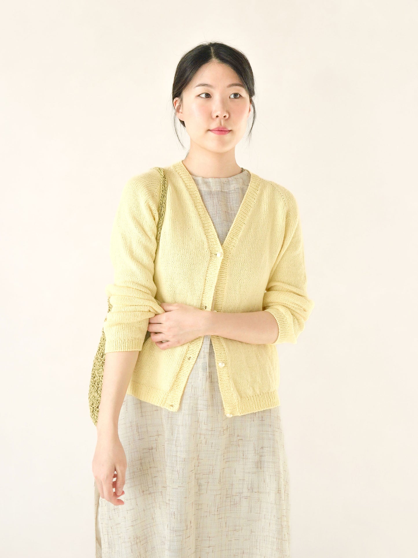 [PDF] Vegetable V-neck Cardigan (ENGLISH)