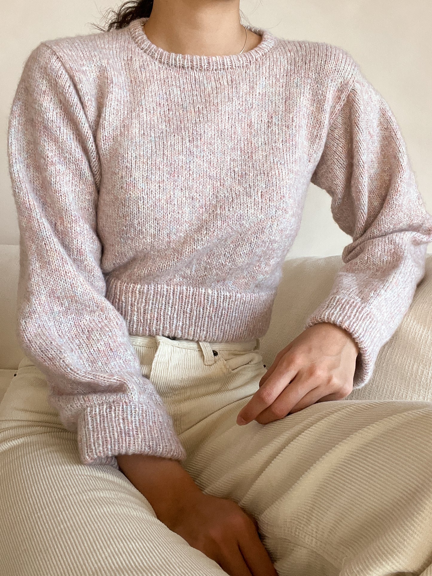 [PDF 도안] 페어리 크롭 탑다운 스웨터